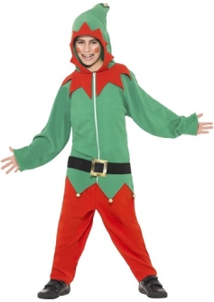 All in one Kids Elf Costume