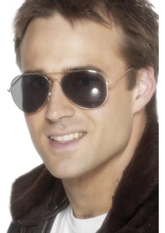 Aviator Glasses Gold