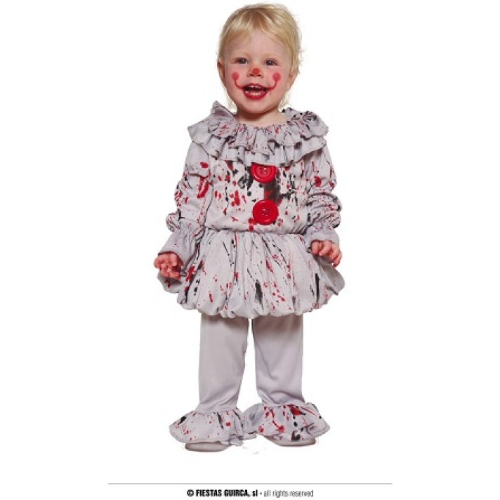 Toddler Crazy IT Clown Costume