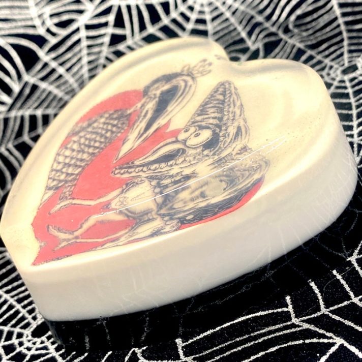 Beetlejuice Heart Soap