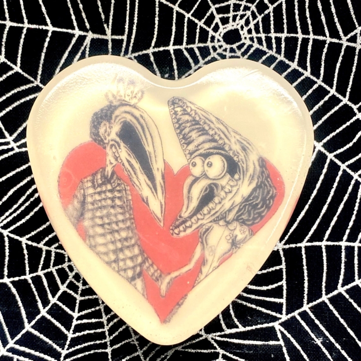 Beetlejuice Heart Soap