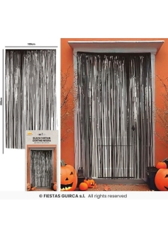 Black Glitter Curtain FG 19962
