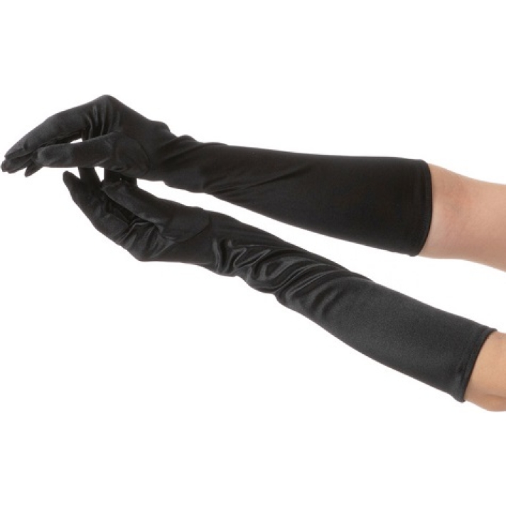 Long Black Gloves
