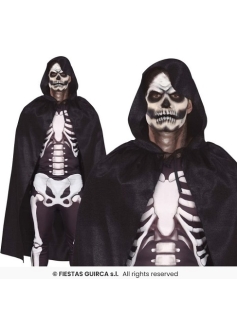 Black Velvet Cloak Hood 130cm FG 18977
