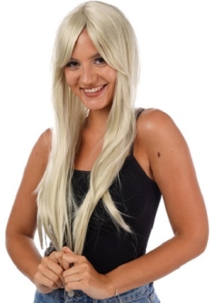 Blonde long wig