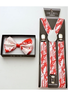 Bloody Braces Bow Tie Set
