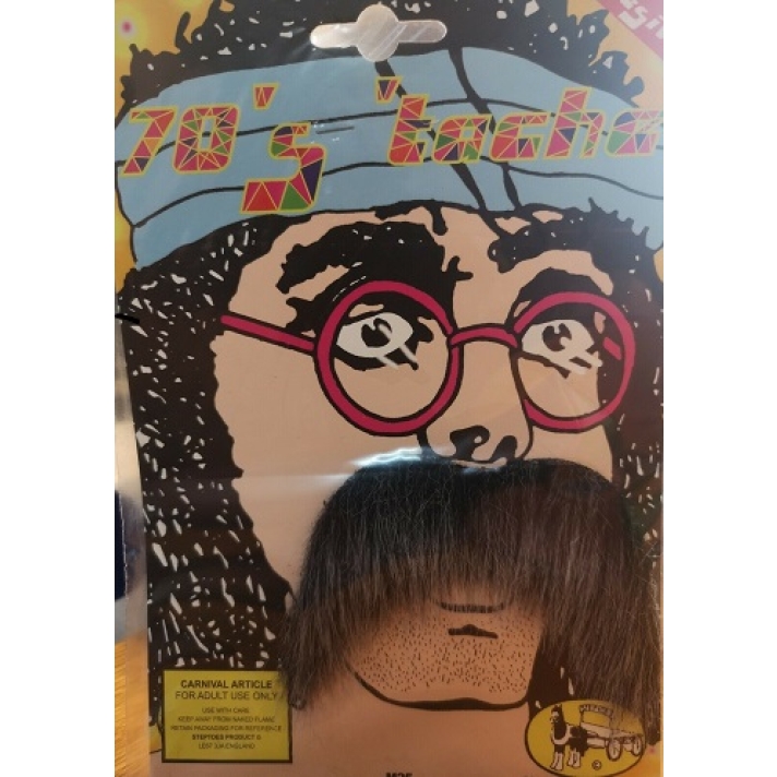 70s Moustache Grey