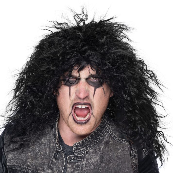Rock Star Wig Black