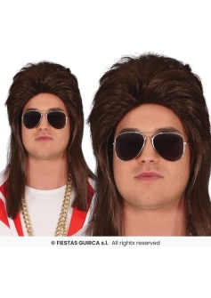 Brown Mullet Wig FG 48046