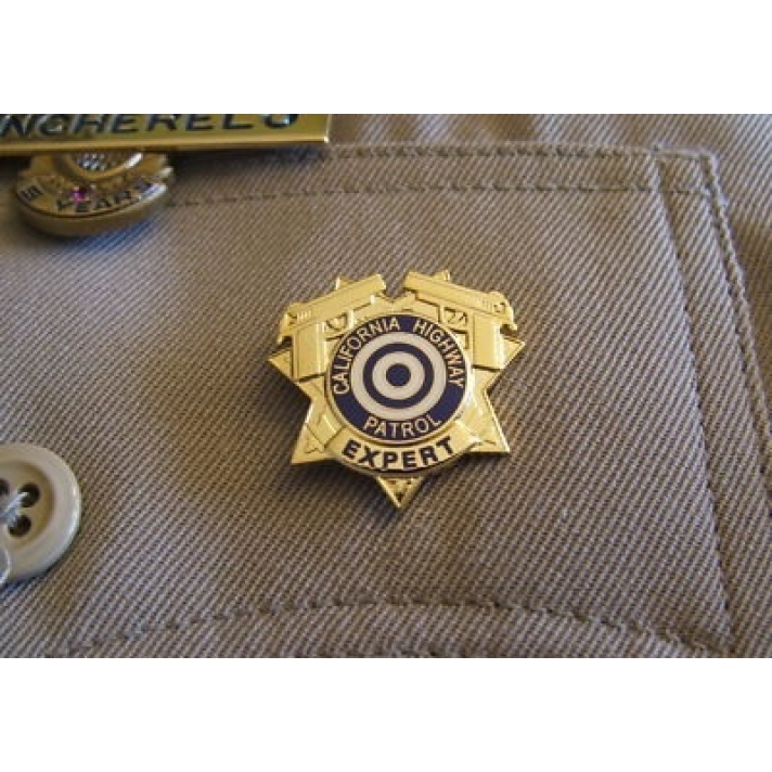 California Highway Patrol Marksmen Pin Badge