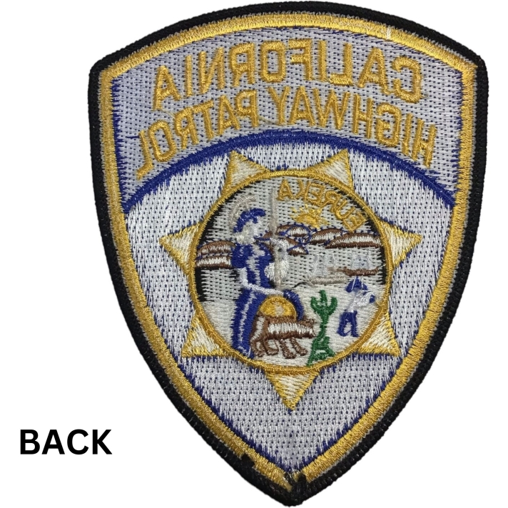 California Highway Patrol Costume Patch