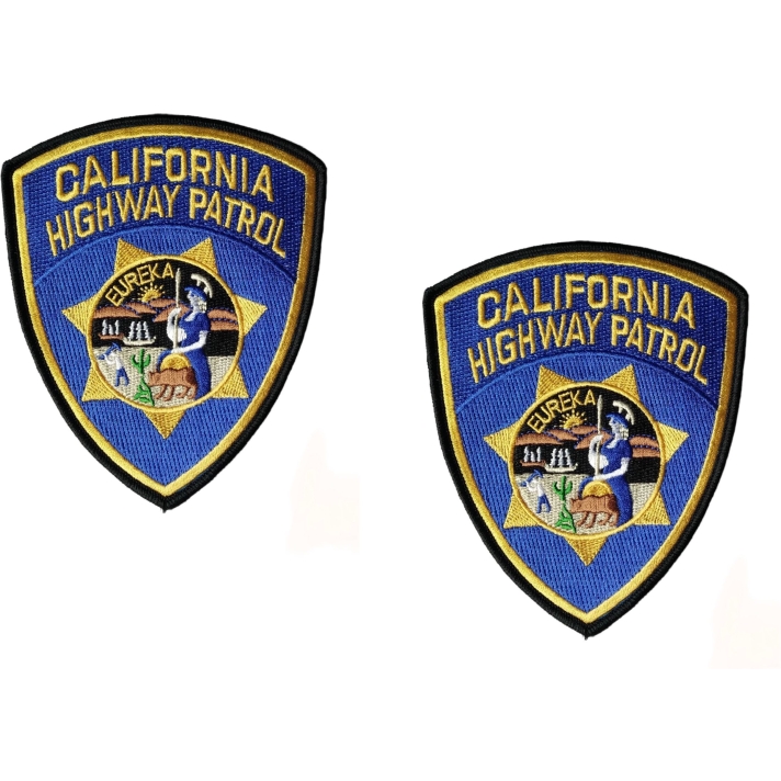 California Highway Patrol Costume Patch
