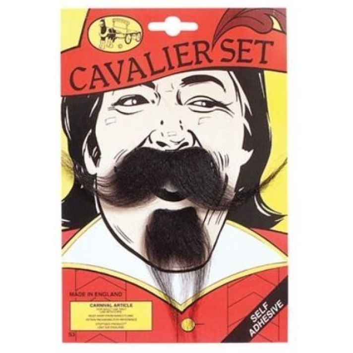 Cavalier Beard Moustache Set