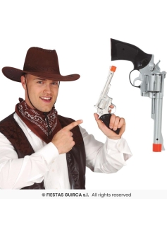 Cowboy Gun Silver 32cm 18893