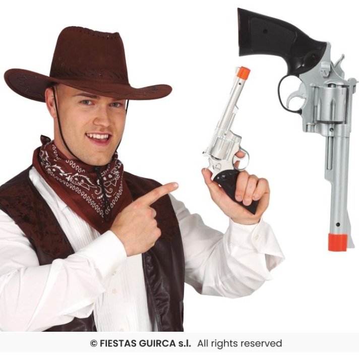 Silver Cowboy Gun