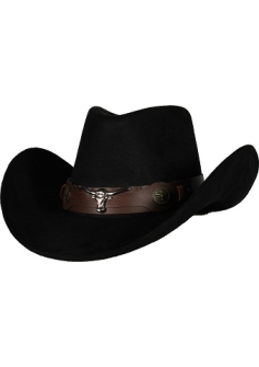 Cowboy Hat Black Texas Thetru