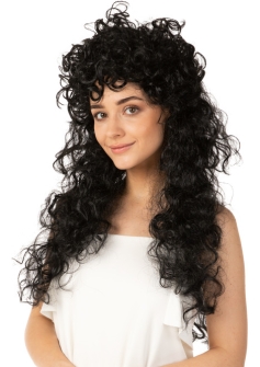Curly Black Wig