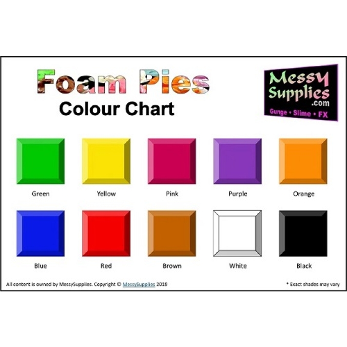Professional Custard Pie Foam Mix