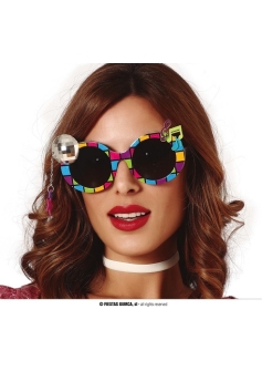 Disco Ball 70s Glasses
