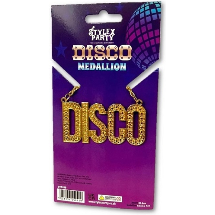 Disco Pendant Necklace