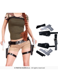 Double Holster And Guns 18130