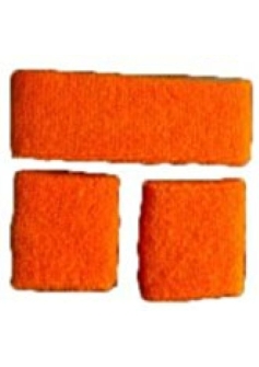E Apollo sweatband set orange