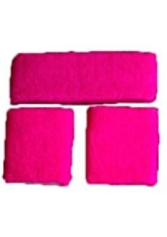 E Apollo sweatband set pink