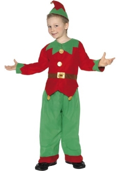 Elf Kids Costume Smiffys