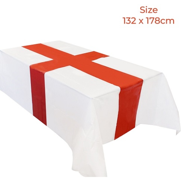 England St George Cross Plastic Tablecover