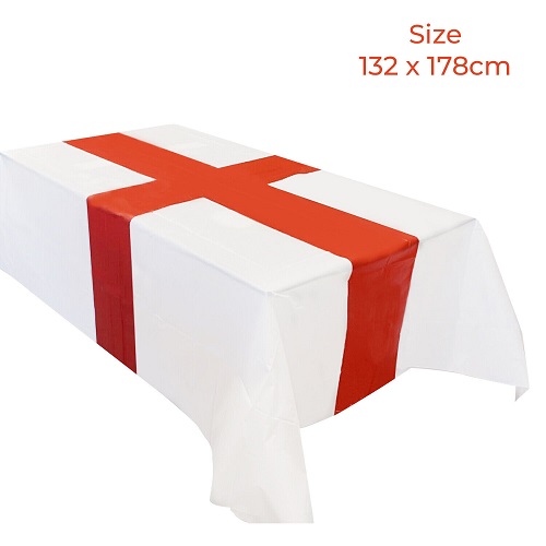 England St George Cross Plastic Tablecover