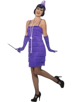 Flapper Purple Dress