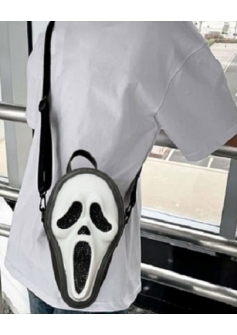 Ghost Face Cross Body Bag Model