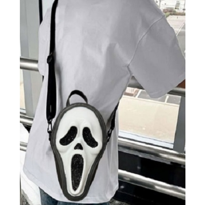 Ghost Face Cross Body Bag