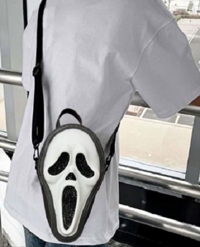 Ghost Face Cross Body Bag