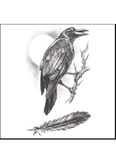 Goth Tattoo Raven