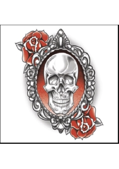 Goth Tattoo Skull Roses