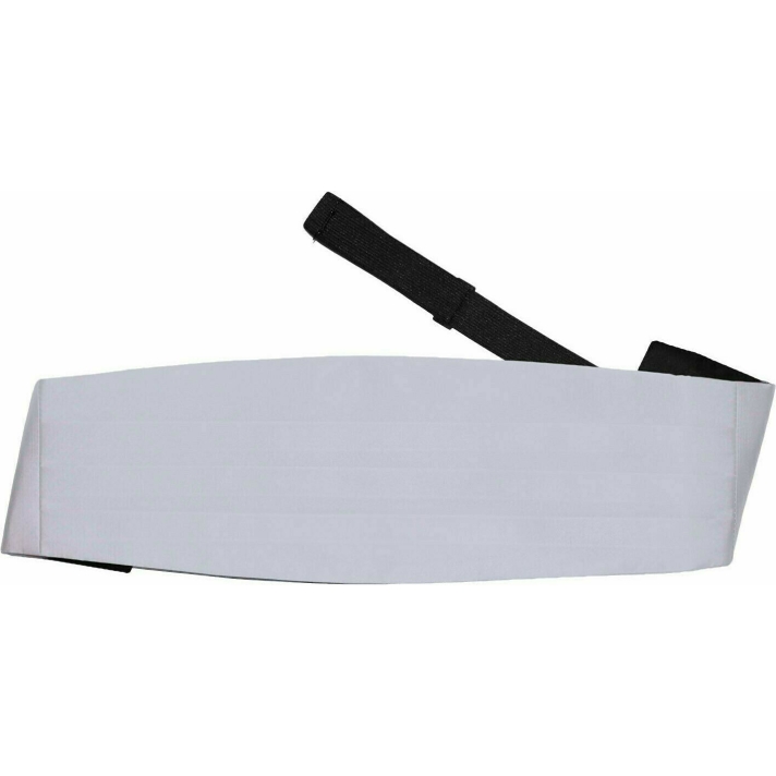 Silver Grey Mens Cummerbund