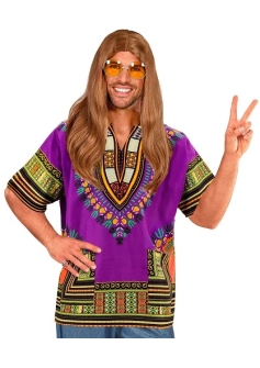 Hippie Shirt Purple Widmann