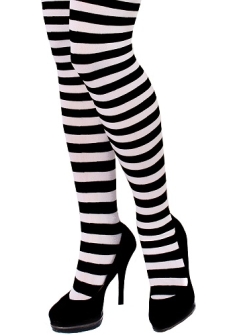 ILFD Tights Striped Black White 1549633920