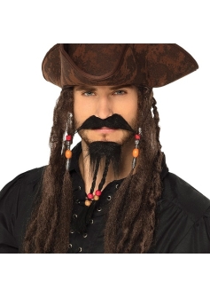 Jack Sparrow Beard And Moustache Set