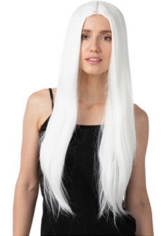 Long White Wig