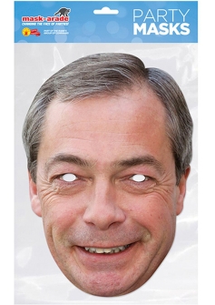 Mask-arade Farage