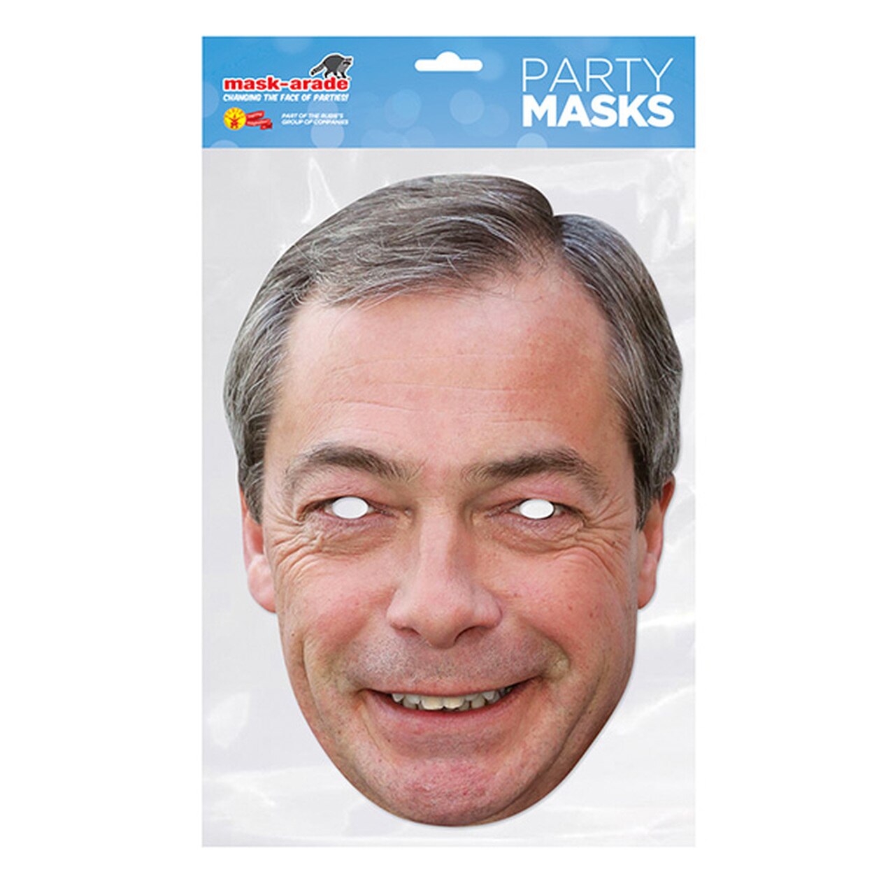 Nigel Farage Celebrity Face Mask
