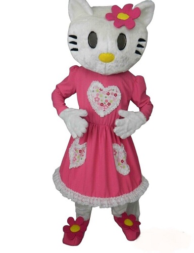 Professional Kitty Cat Mascot Costume