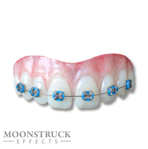 Moonstruck Effects Lemmy ProFX Teeth With Blue Braces