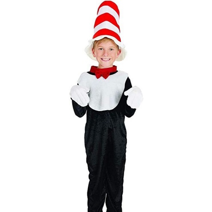 Cat In a Top Hat Kids Costume