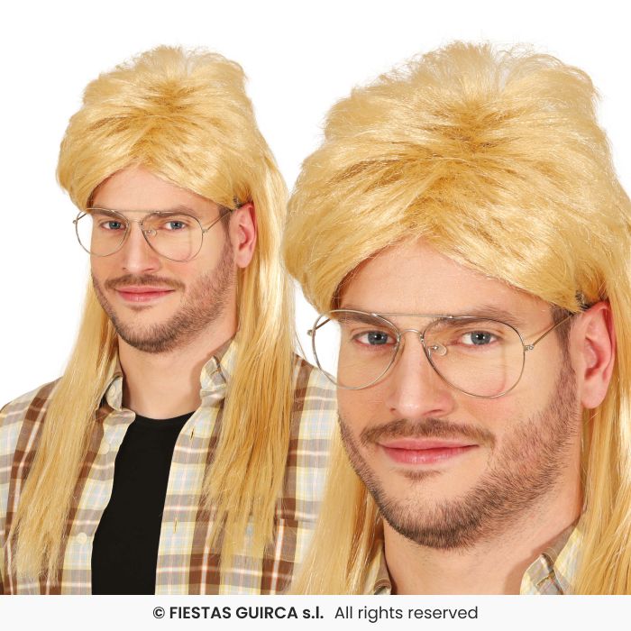 Blonde Mullet Wig