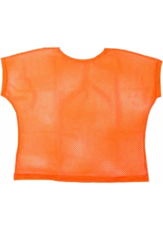 Neon Mesh Top Orange