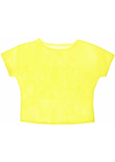 Neon Mest Top Yellow