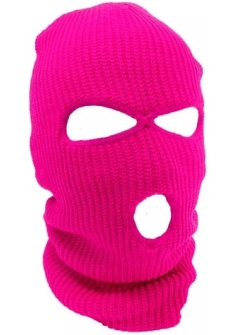 Neon Ski Mask Pink